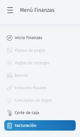 menu facturas menu facturas